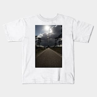 Distant rain behind the cathedral Kids T-Shirt